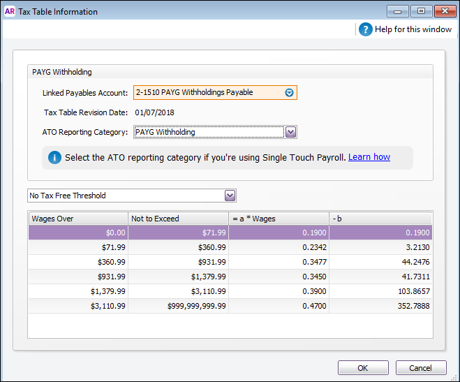 Taxes MYOB AccountRight MYOB Help Centre